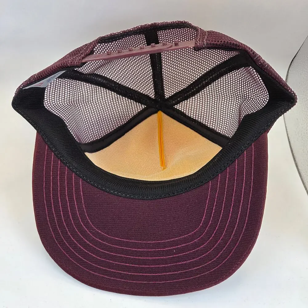 Vintage 1988 Two Harbors Centennial Snapback Trucker Hat USA Foam Mesh Cap